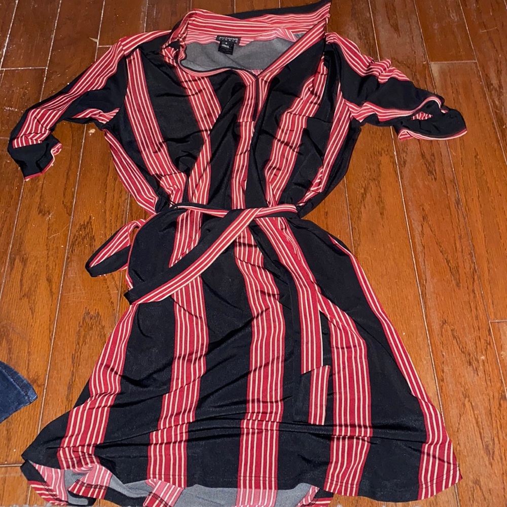 Beautiful red and black dress